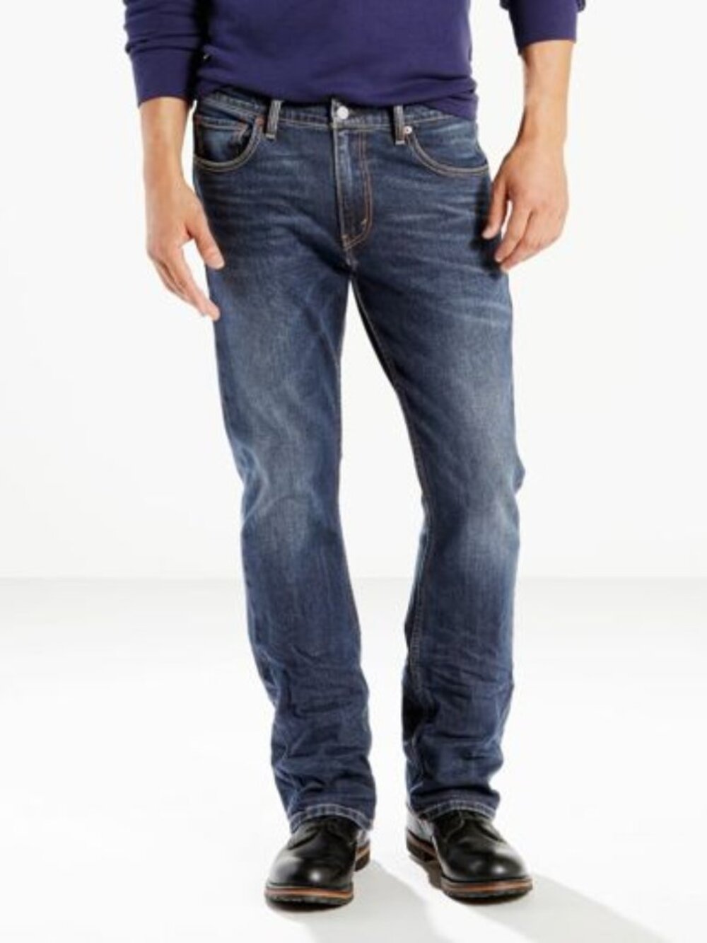 Levis 527 Jeans Slim Boot Cut 32 x 30 Stretch Denim Blue Medium Wash